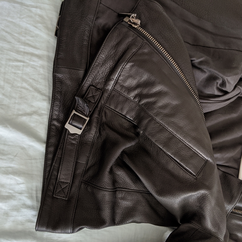 M/M Attachment Leather Jacket - Picture 6 of 14
